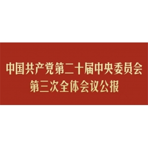 黨的二十屆三中全會(huì)公報(bào)